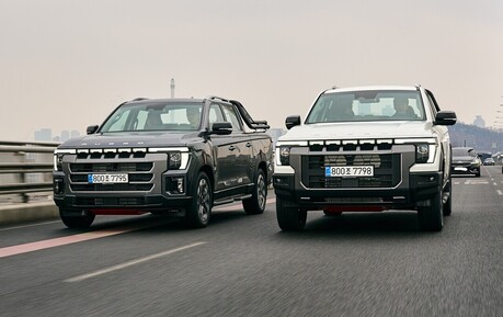 [시승] '한끗의 차이' KGM 신형 무쏘, 픽업과 SUV의 경계를 넘나들었다